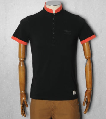 Ecking Polo Shirt Black/Orange
