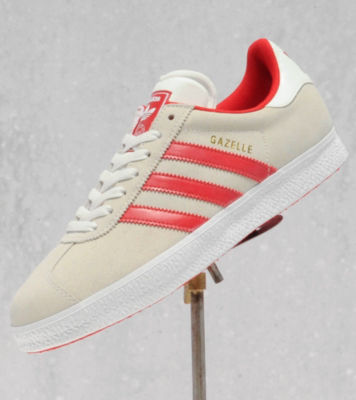 Gazelle 2 Cream/Scarlet Red/White